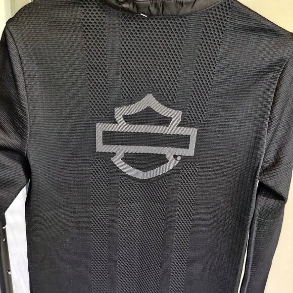 Harley Davidson - stretch puffer jacket - coat - bar and shield - NWT - Size S - Picture 1 of 5